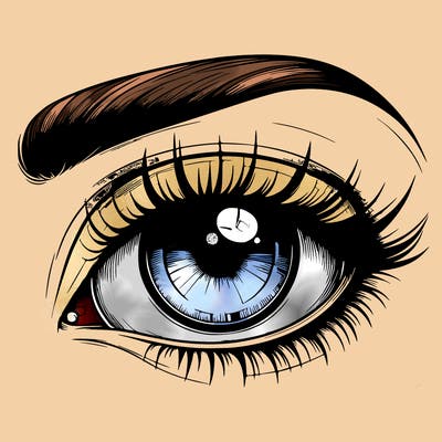 realistic eye