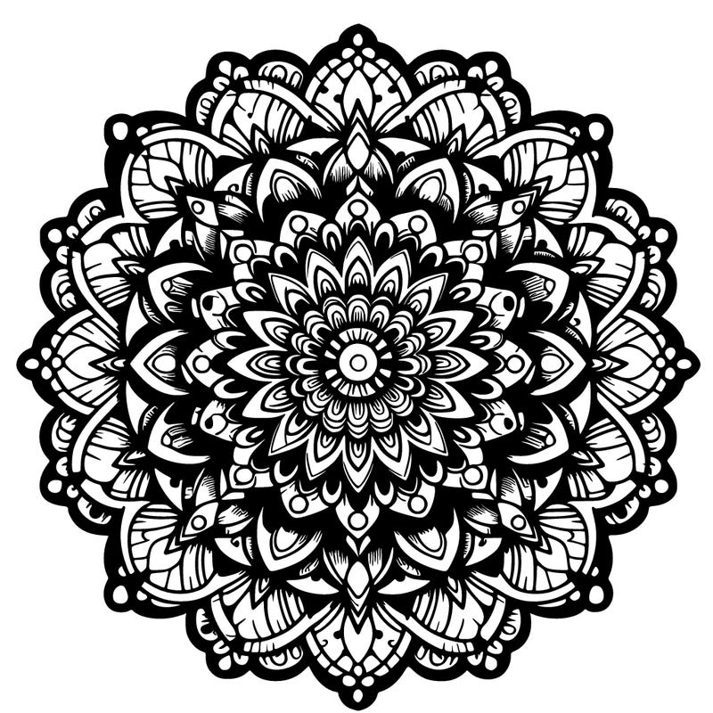 realistic mandala