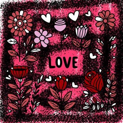 love described by flowers