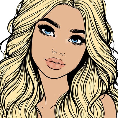 beautiful realistic girl