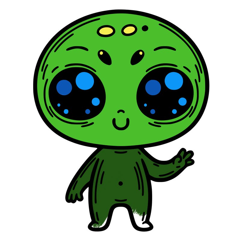 alien cute