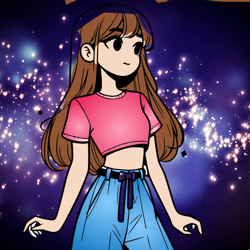 girl in a cute crop top