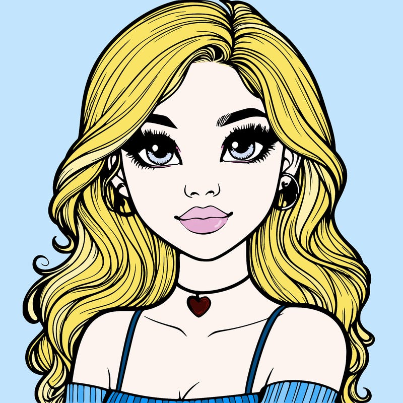 realistic pretty girl