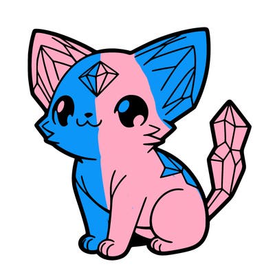 crystal kitten
