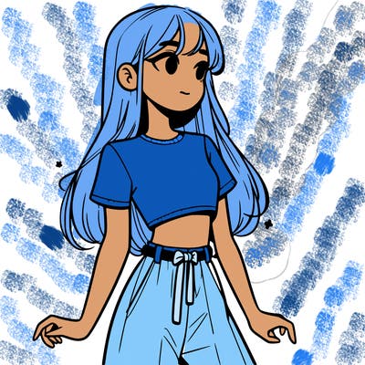 girl in a cute crop top