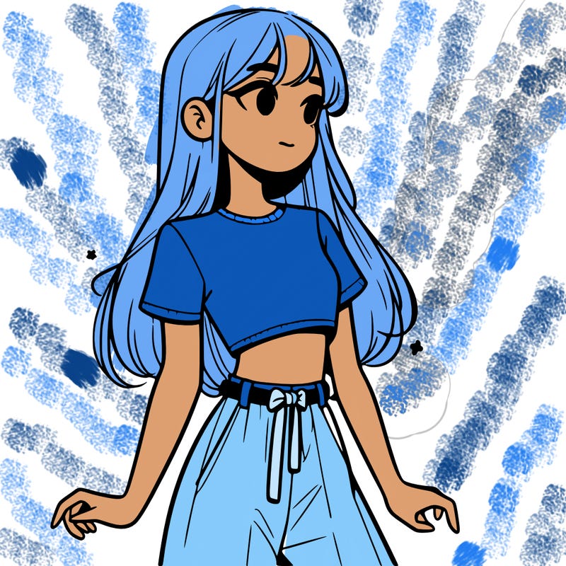 girl in a cute crop top