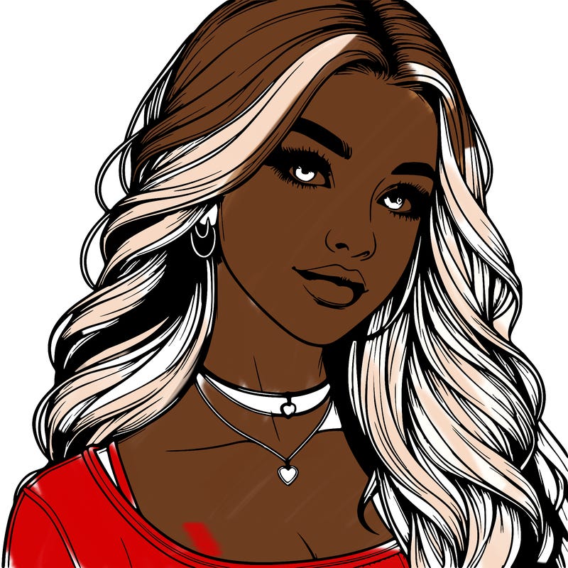 detailed realistic girl