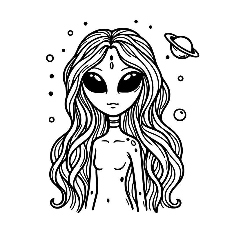 alien girl