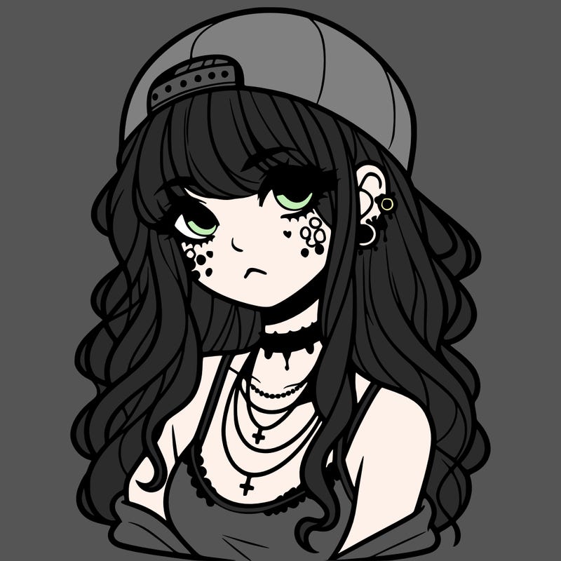 scene girl aesthetic