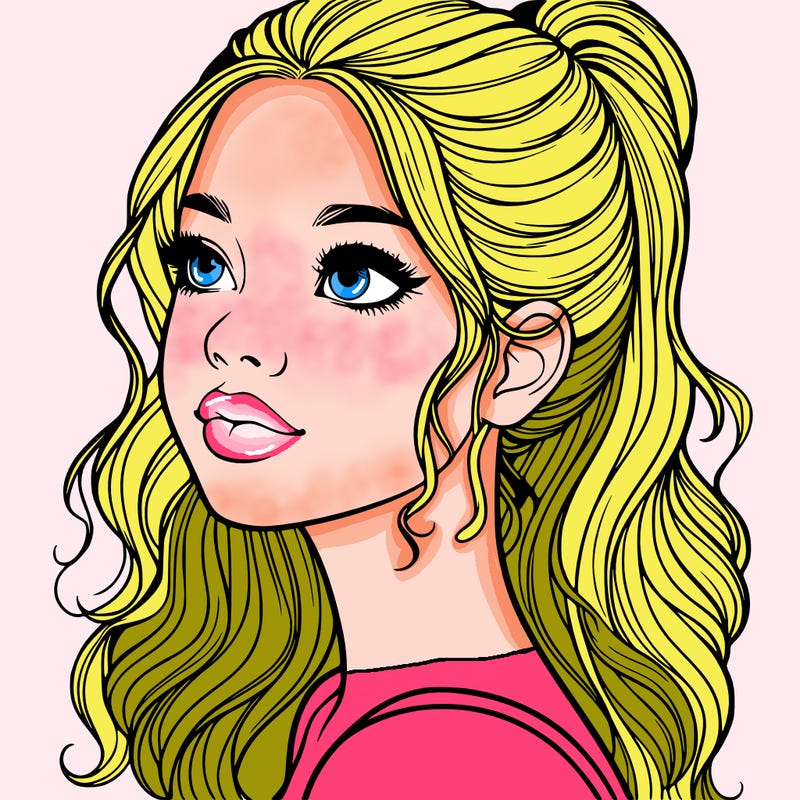 beautiful realistic girl