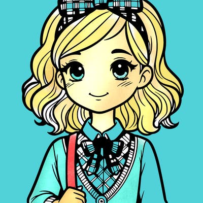 preppy girl
