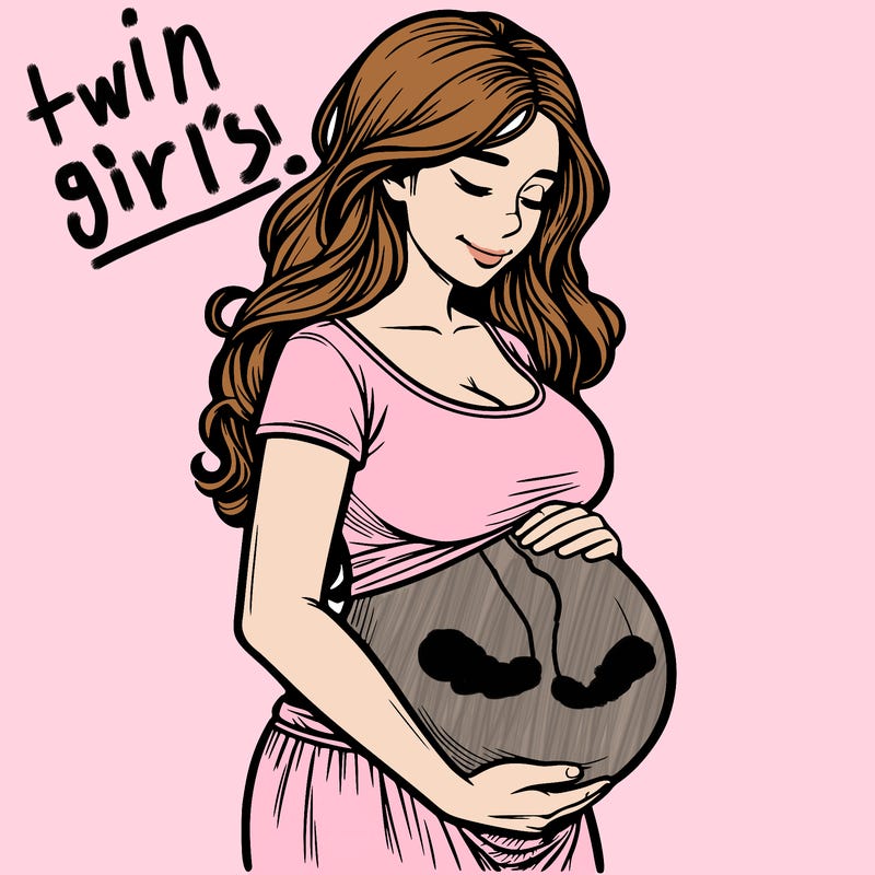 woman heavily pregnant realistic