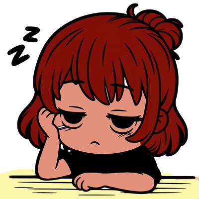 tired girl