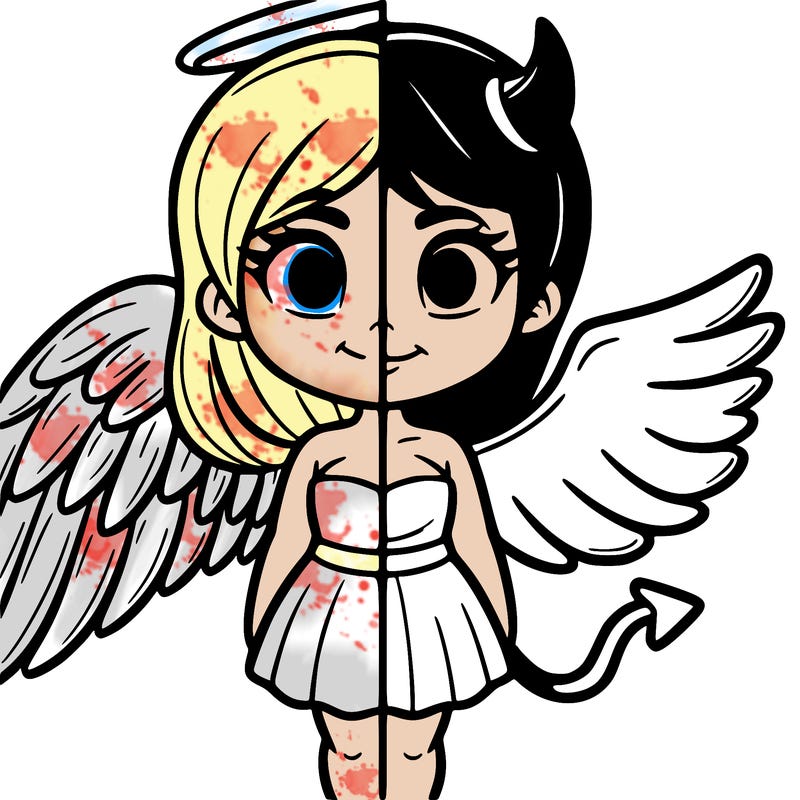 half angel half devil