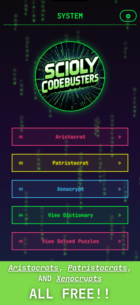 Scioly Codebusters
