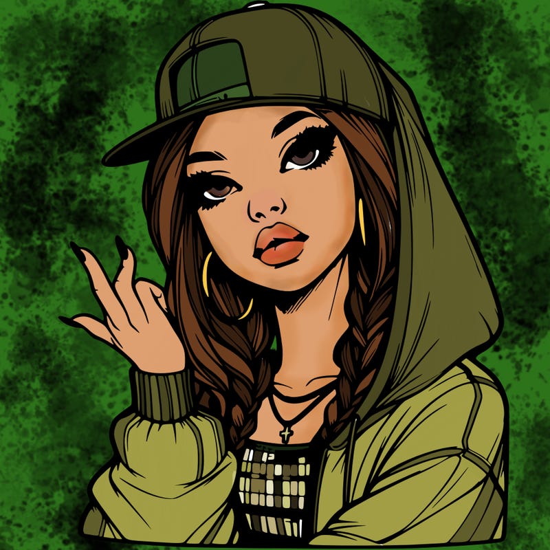 realistic hip hop girl