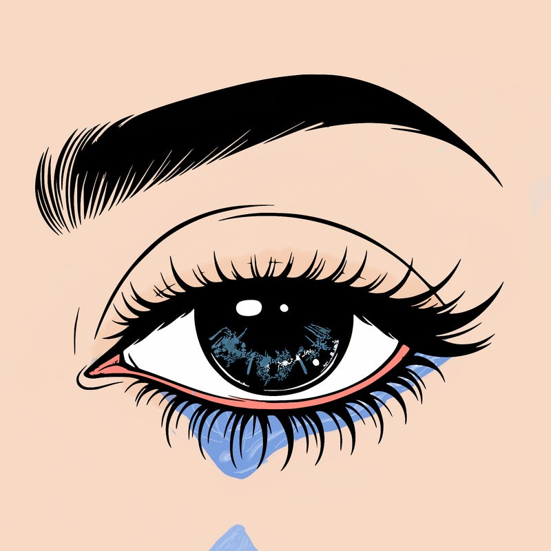 eye closed realistic