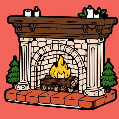 fireplace