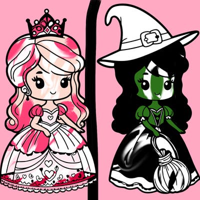 princess as a witch