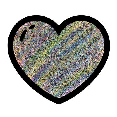 a blank heart