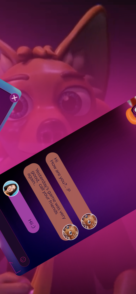 Interfaz de chat que muestra mensajes y avatares de jugadores en Bingo Plus Juegos Online