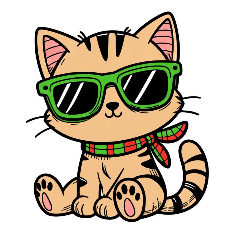cat with sunglasses