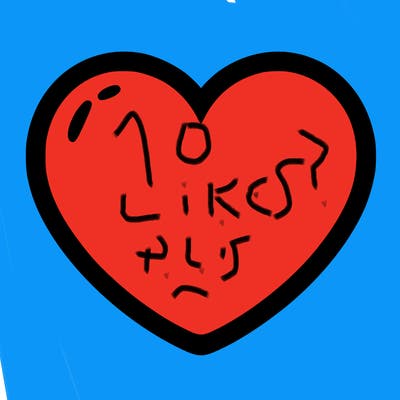 a blank heart