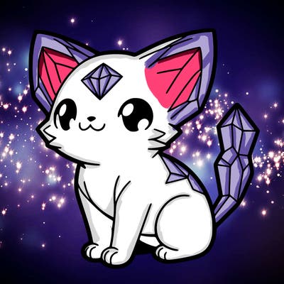 crystal kitten