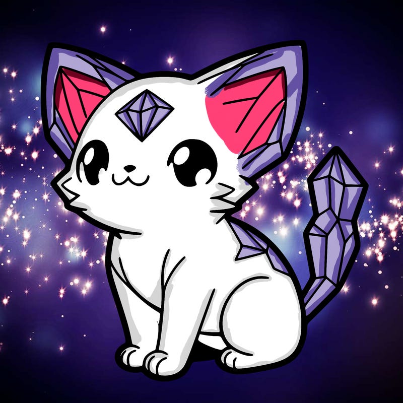 crystal kitten