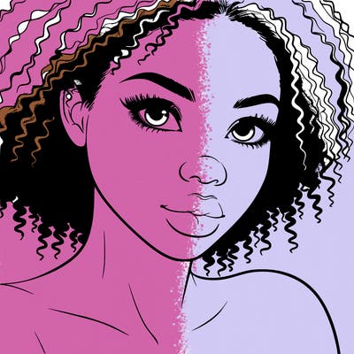 realistic black girl
