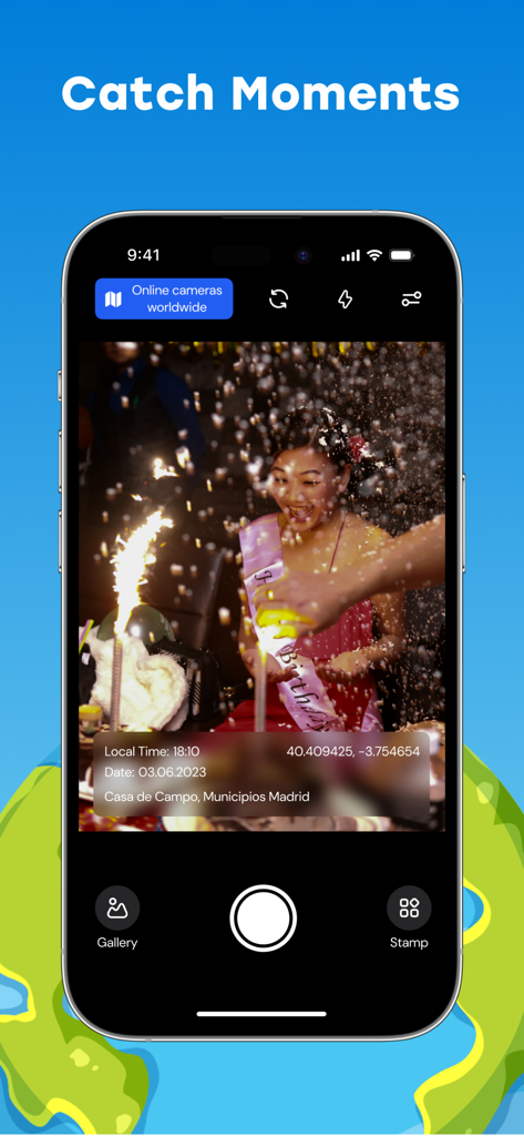 GPS Map Camera with Time Stamp - 