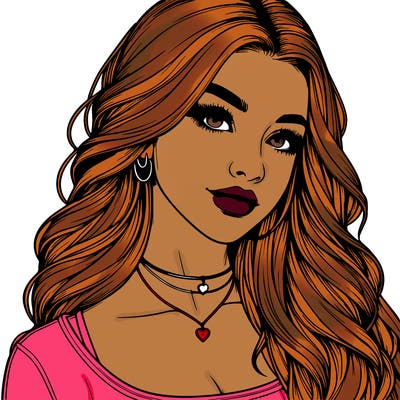 detailed realistic girl
