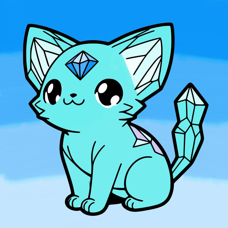 crystal kitten