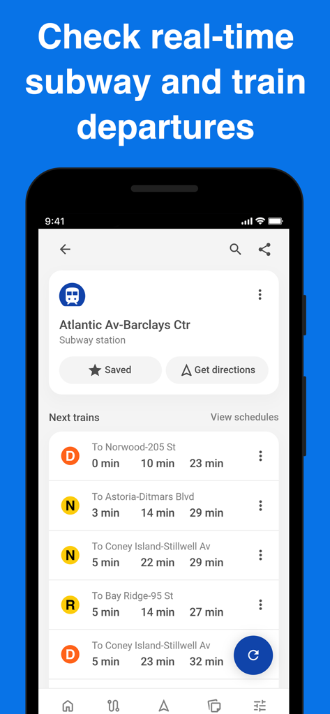 NYC MTA Bus Time Subway Train - Navigation App | MWM