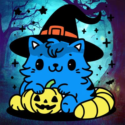 wolloween cat