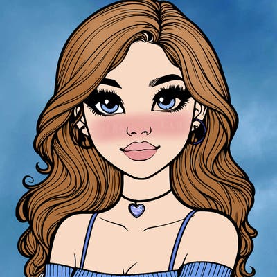 realistic pretty girl