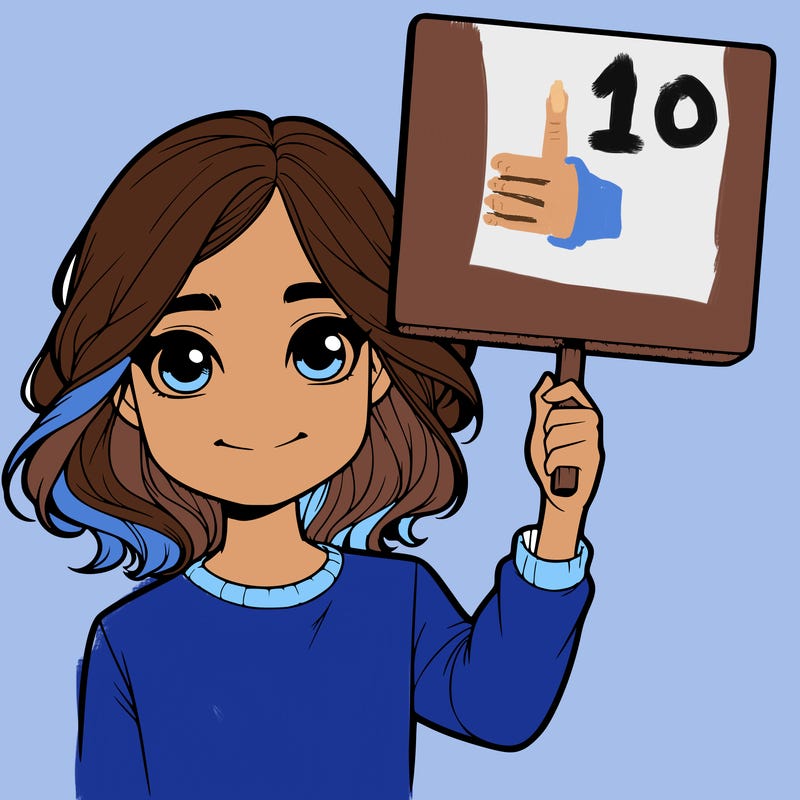 realistic girl holding up a sign