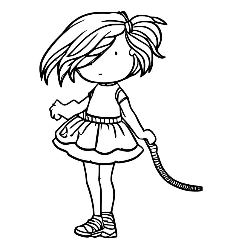 really short haird girl