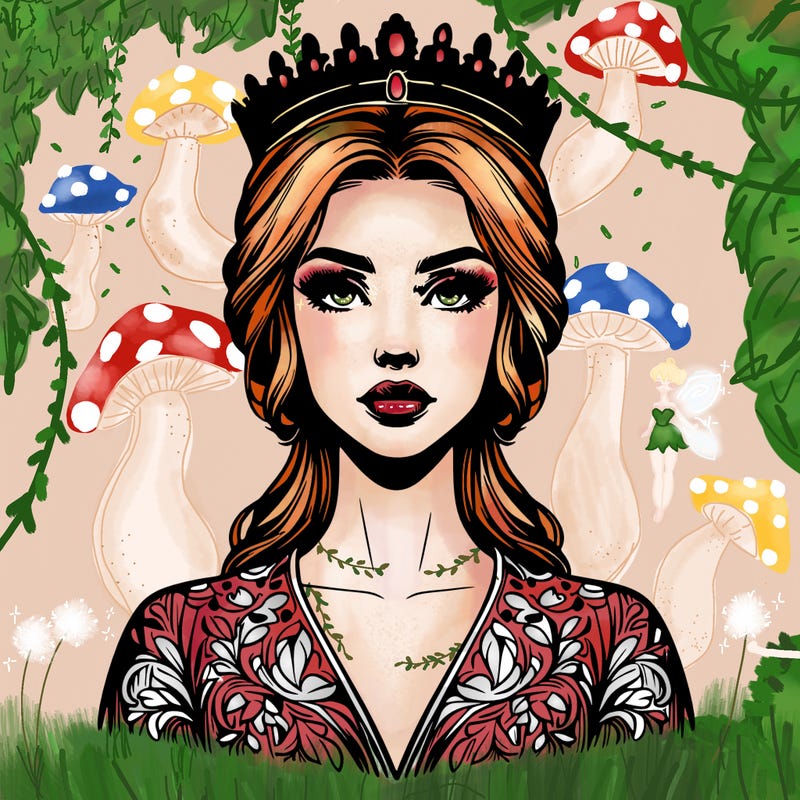 realistic beautiful queen