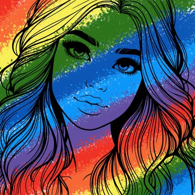 beautiful realistic girl