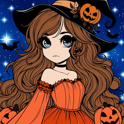 realistic girl halloween
