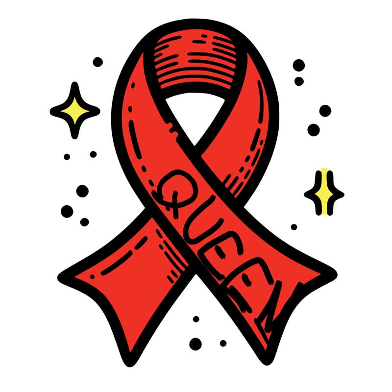 ribbon symbol of national breast cancer awareness month