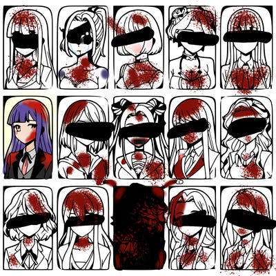 girls that look diffrent anime