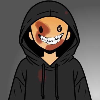 faceless girl in hoodie