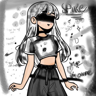 girl in a cute crop top