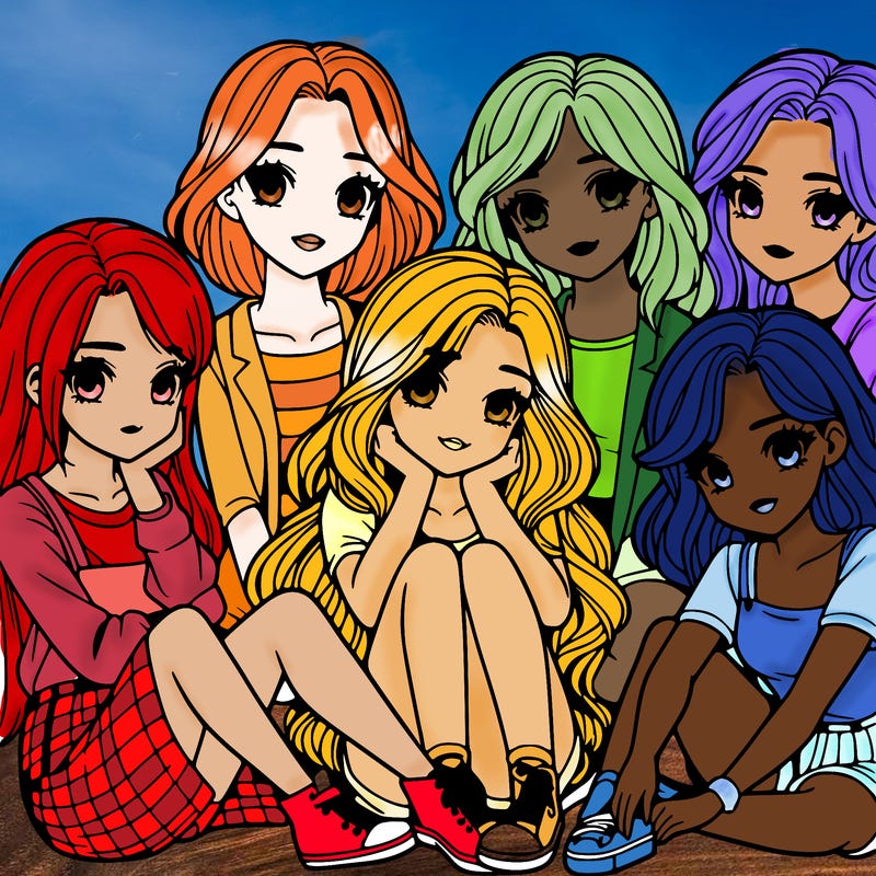 a realistic group of girls