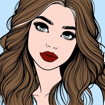 beautiful realistic girl