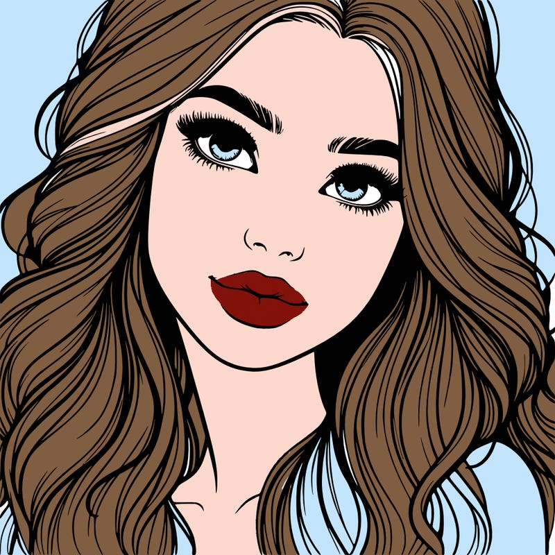 beautiful realistic girl