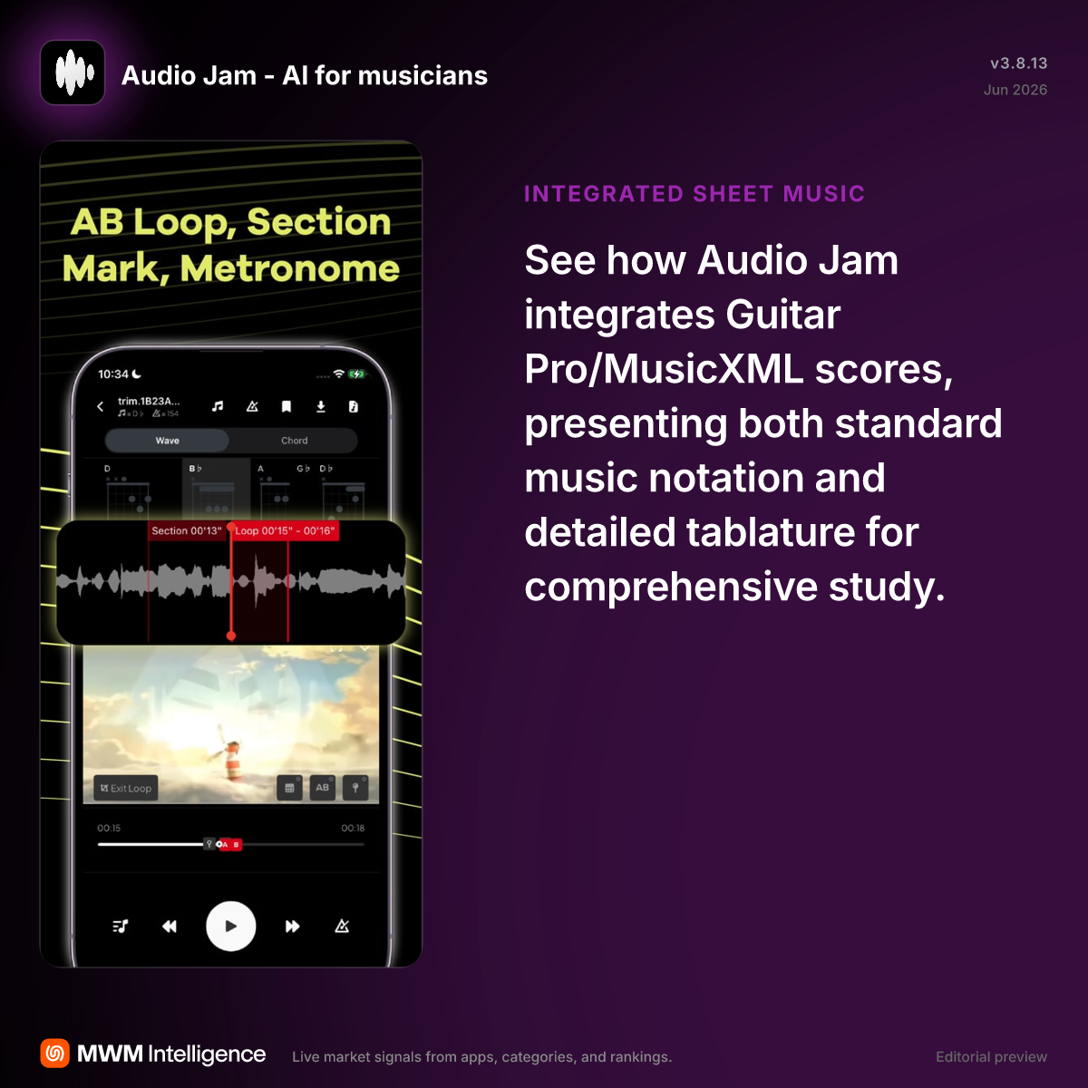 Audio Jam - AI for musicians - Music App | MWM