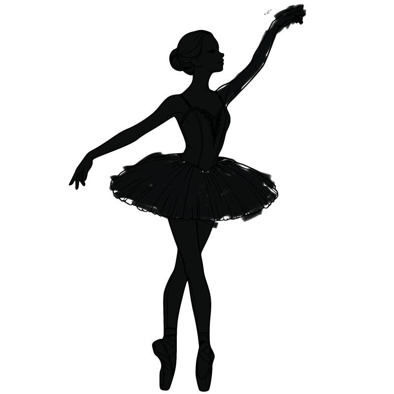 realistic ballerina